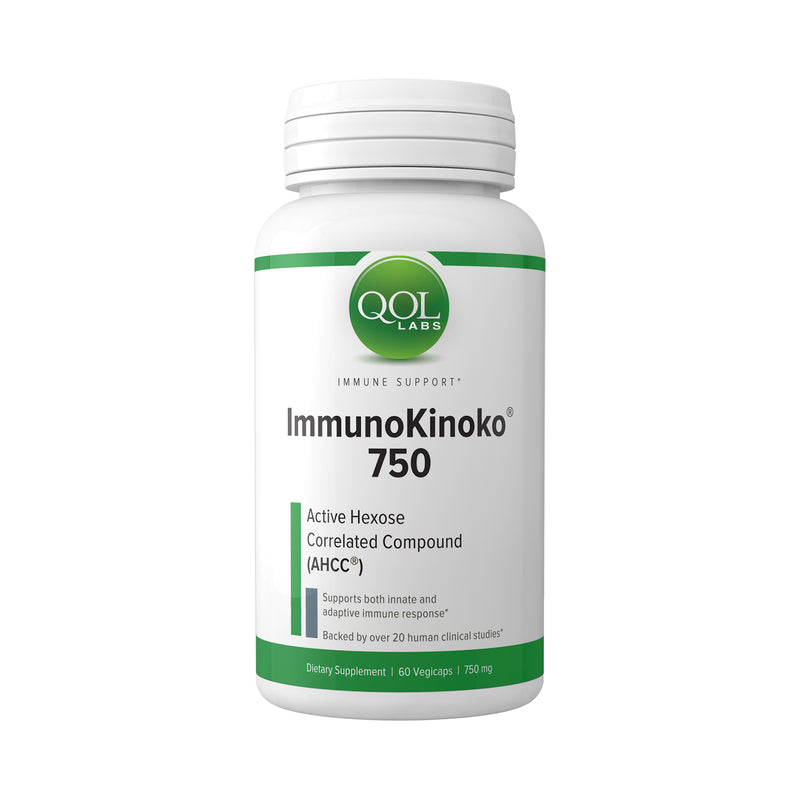 QOL Labs ImmunoKinoko 750 mg 60 Capsules