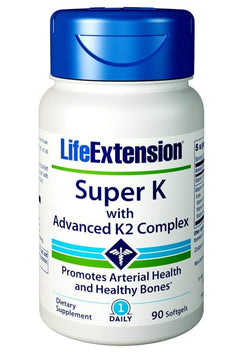 Life Extension Super K with Advanced K2 Complex 90 Softgels
