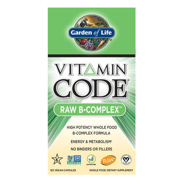 Garden of Life - Vitamin Code, Raw B-Complex, 120 Vegan Caps