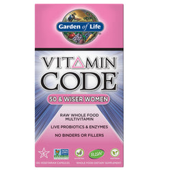Garden Of Life - Vitamin Code 50 Wiser Womens Multi, 120 Veg Capsules